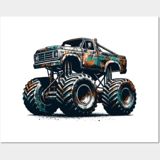 Monster Truck Posters and Art